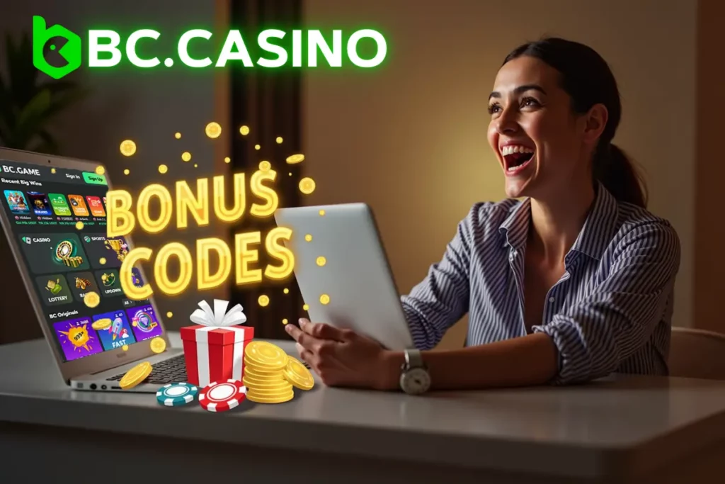 Bonus codes on BC.Casino